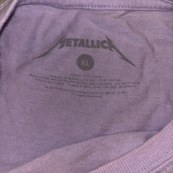 Metallica Purple Graphic Tee - Short Sleeve - Picture 3 of 3